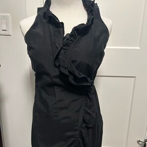 LOFT black wrap dress